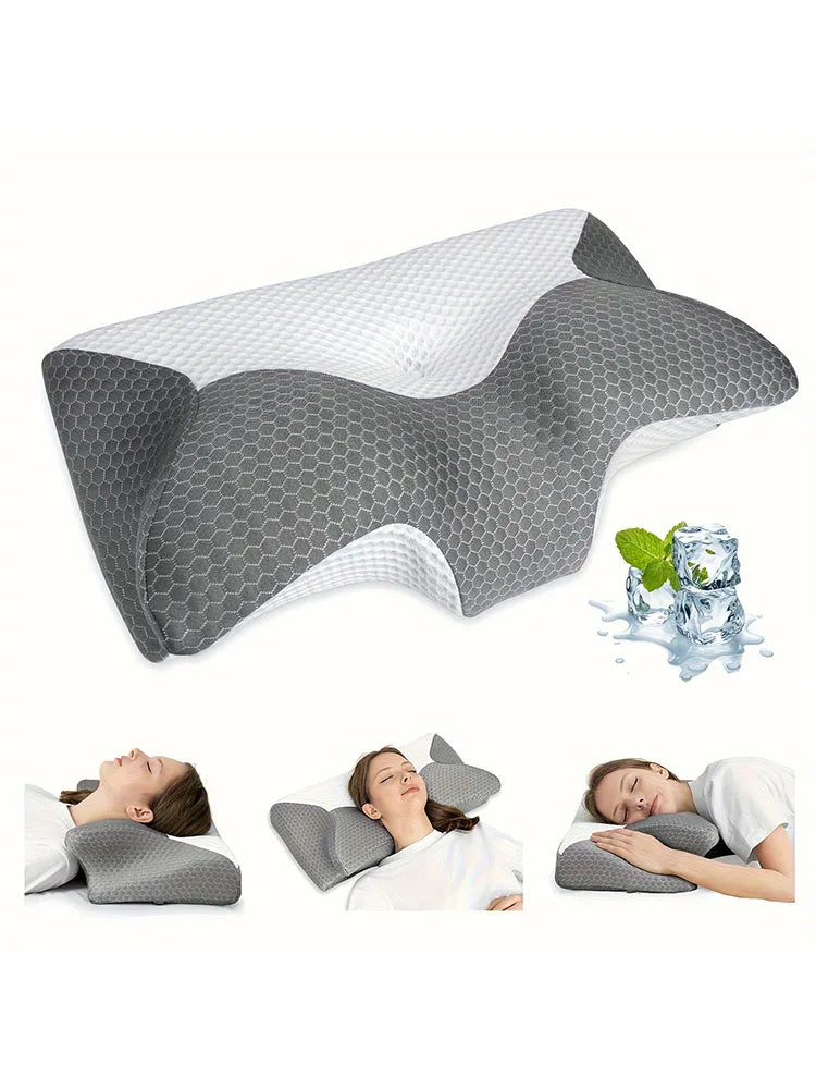 Ergonomic Cervical Foam Pillow