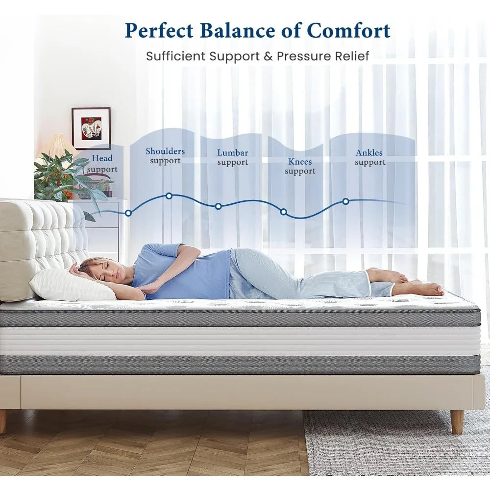 12-Inch Twin Hybrid Mattress